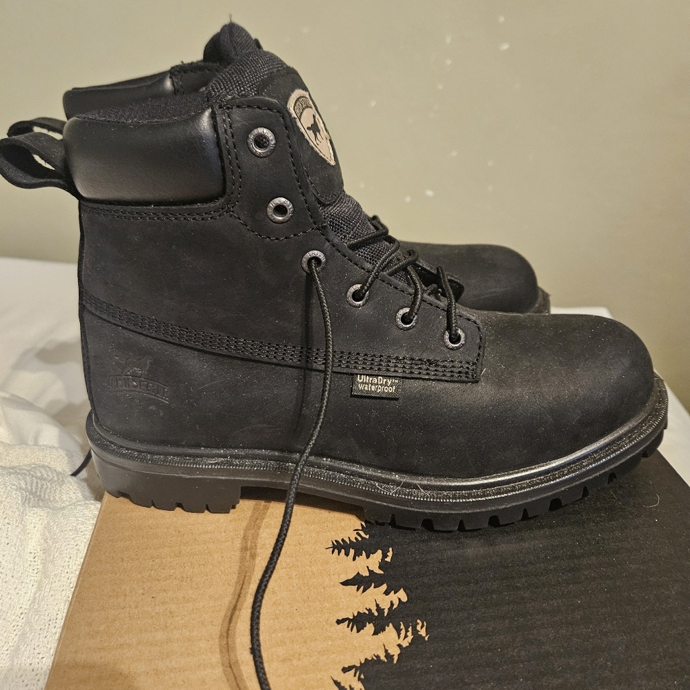 Irish Setter Black Leather Boots - Picture 3 of 6